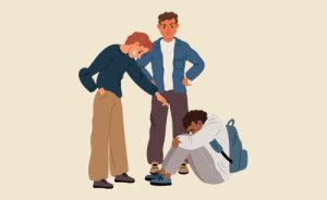 Threatening behaviour or language towards staff and/or a pupil